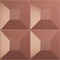 Ekena Millwork 19 5/8in. W x 19 5/8in. H Foster EnduraWall Decorative 3D Wall Panel Covers 2.67 Sq. Ft. WP20X20FOFCP - alternate 1